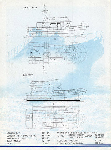 CHB 37 Long Range Trawler Brochure
