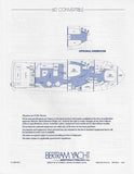 Bertram 60 Convertible Specification Brochure