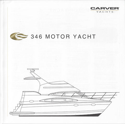 Carver 346 Motor Yacht Specification Brochure (2002)