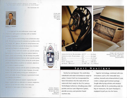 Correct Craft Sport Nautique Brochure
