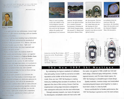 Correct Craft Ski Nautique Brochure