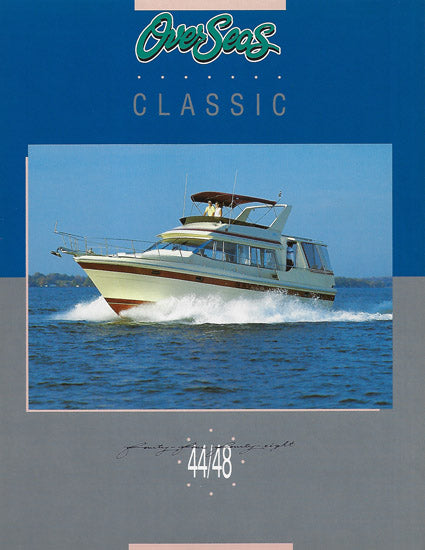 Overseas 44/48 Classic Motor Yacht Brochure