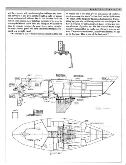 Baltic Yachts The World's Best Sailboats Book Reprint Brochure
