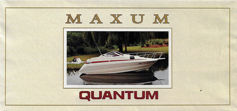 Maxum 1990 Abbreviated Brochure