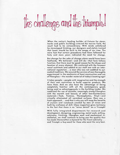 Triumph 1961 Brochure