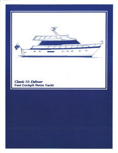 DeFever 55 Fast Cockpit Motor Yacht  Specification Brochure