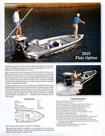 Ranger 1992 Sportfisherman Brochure