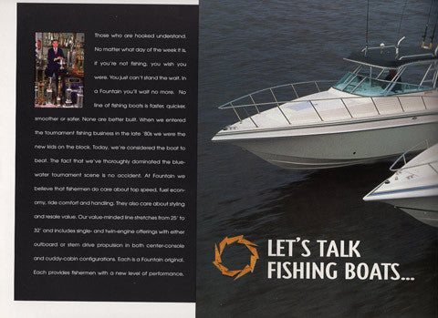 Fountain 1998 Sportfish Series Brochure