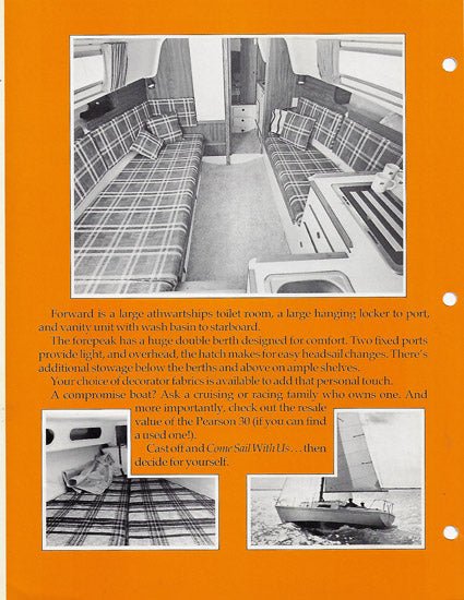 Pearson 30 Brochure