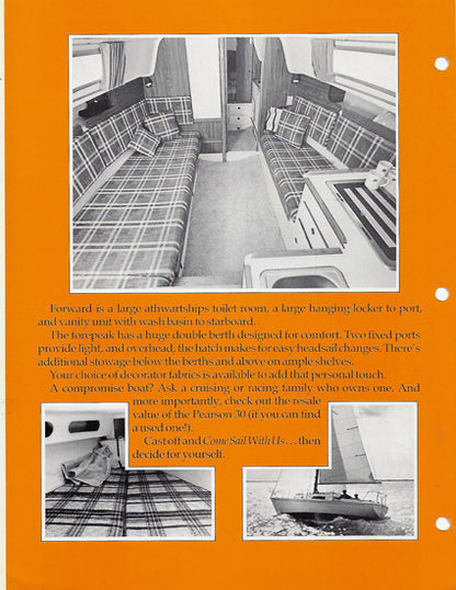 Pearson 30 Brochure