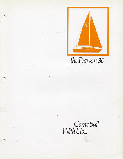 Pearson 30 Brochure