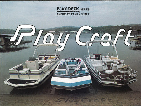Playcraft 1980s Deck Boat Brochure
