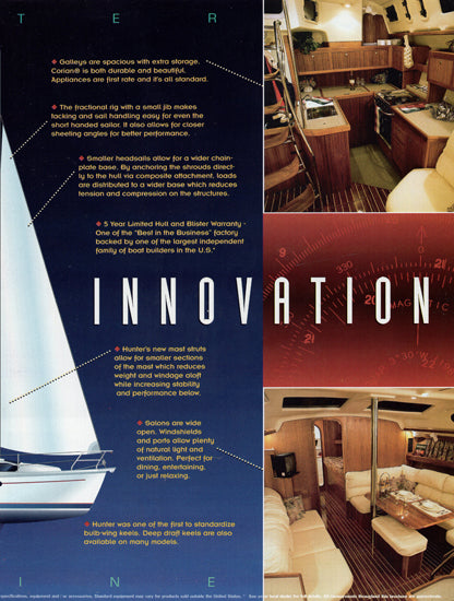 Hunter 1997 Brochure