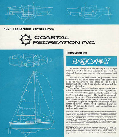 Coastal Recreation 1976 Brochure