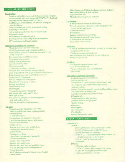 Endeavourcat 30 Specification Brochure
