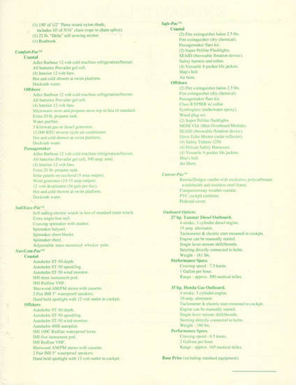 Endeavourcat 30 Specification Brochure