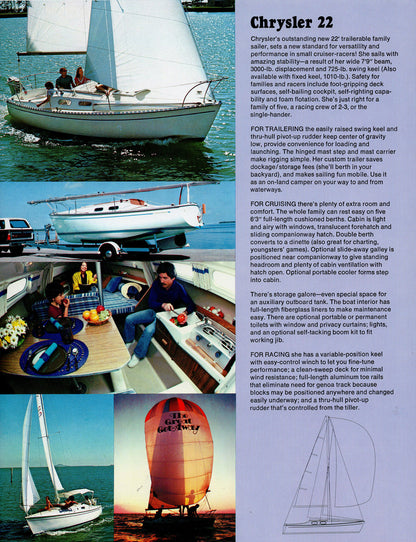 Chrysler 1977 Sailboat Brochure