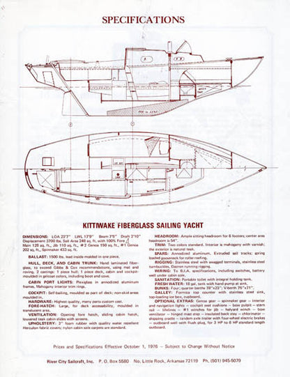 Kittiwake 23 Brochure