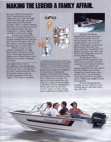 Mercury 1987 Outboard Brochure