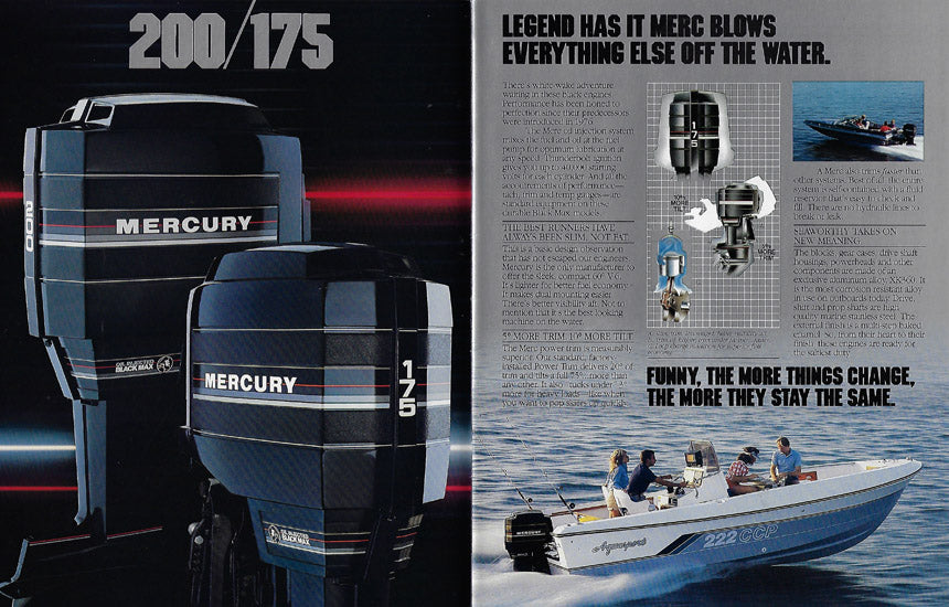 Mercury 1986 Outboard Brochure