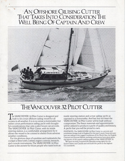 Vancouver 32 Pilot Brochure
