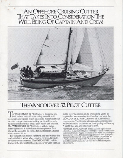 Vancouver 32 Pilot Brochure