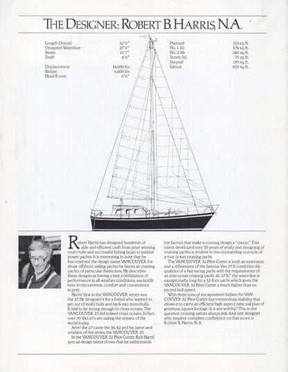 Vancouver 32 Pilot Brochure