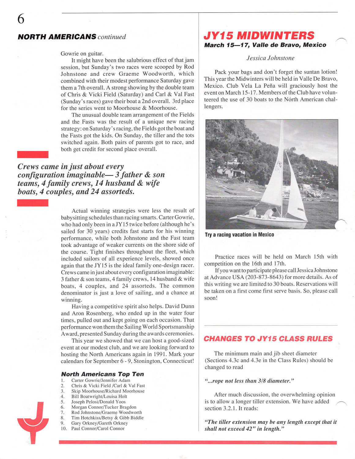 JY 15 Newsletter