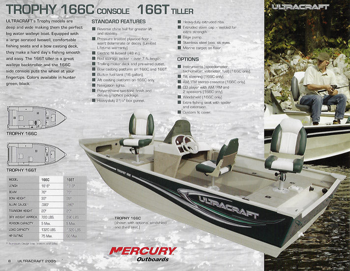 Misty Harbor 2005 Ultracraft Fishing Brochure