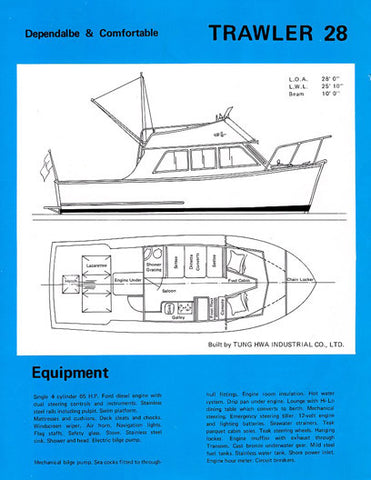Tung HWA Trawler 28 Brochure
