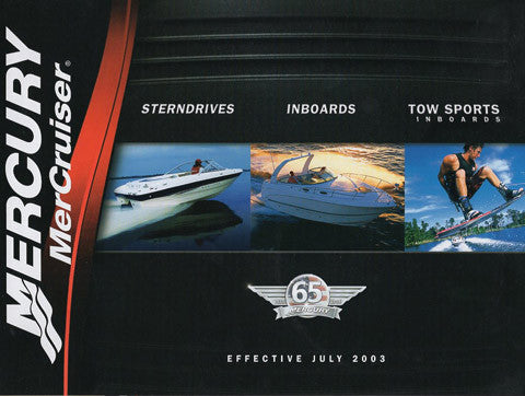 Mercury 2003 / 2004 Mercruiser Inboard Brochure / DVD