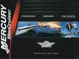 Mercury 2003 / 2004 Mercruiser Inboard Brochure / DVD