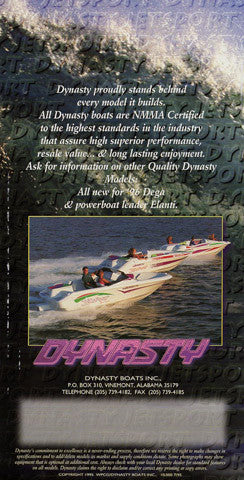 Dynasty 1996 Jetsport Brochure