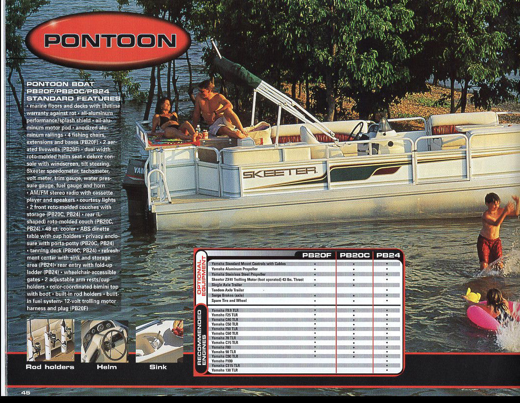 Skeeter 1999 Brochure – SailInfo I boatbrochure.com