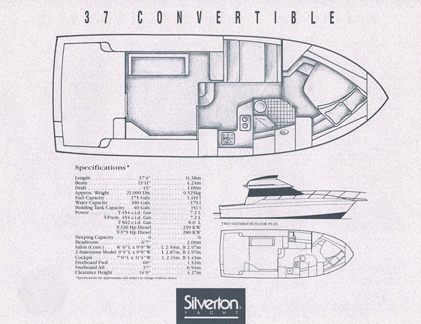 Silverton 37 Convertible Brochure