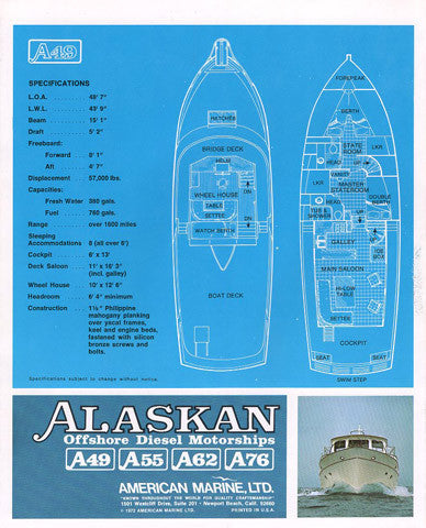 Grand Banks Alaskan 49 Brochure