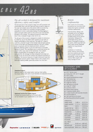 Southerly 42RS Brochure