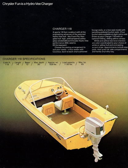 Chrysler 1969 Boats Brochure