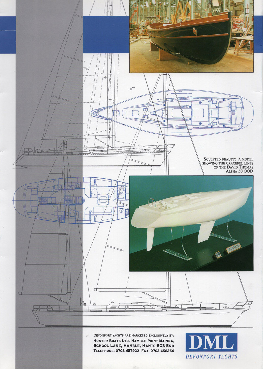 Devonport Yachts Folder Brochure
