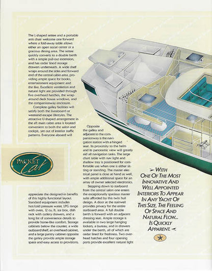 Island Packet Cat 35 Launch Brochure