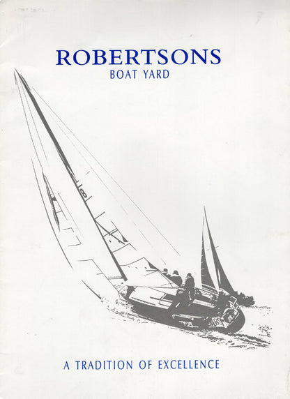 Robertsons Boat Yard Folder Brochure