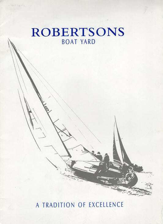 Robertsons Boat Yard Folder Brochure