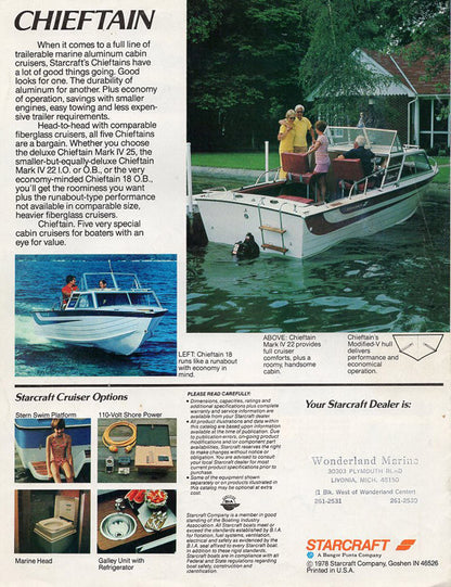 Starcraft 1979 Cruisers Brochure