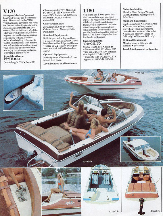 Sylvan 1981 Ruanbouts & Space Ship Brochure