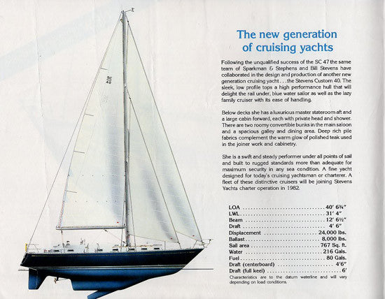 Stevens Custom 40 Brochure