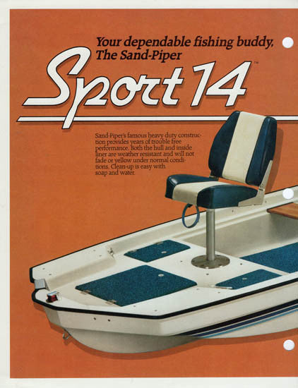 Sand-Piper Sport 14 Bass Boat Brochure