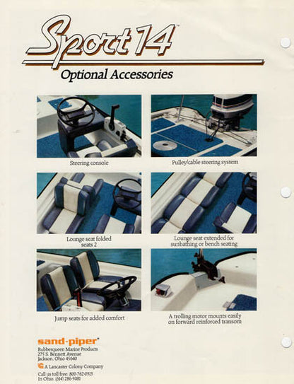 Sand-Piper Sport 14 Bass Boat Brochure