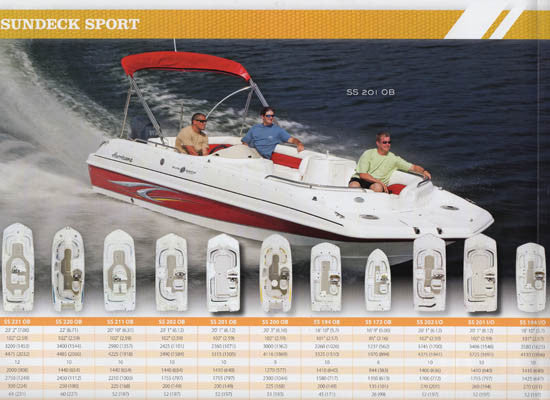 Hurricane 2010 Deck Boat Brochure
