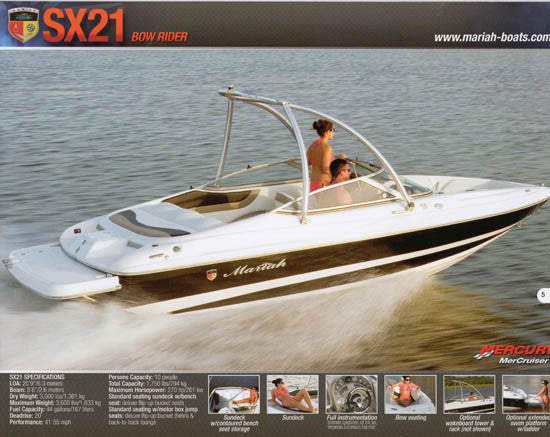 Mariah 2010 Brochure