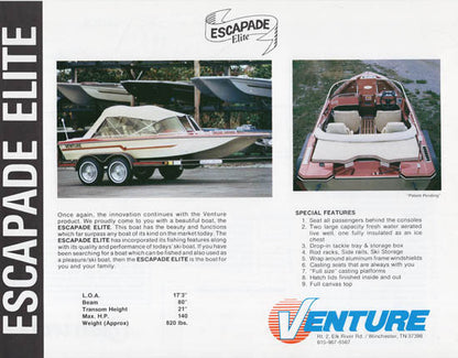 Venture 1984 Brochure Package